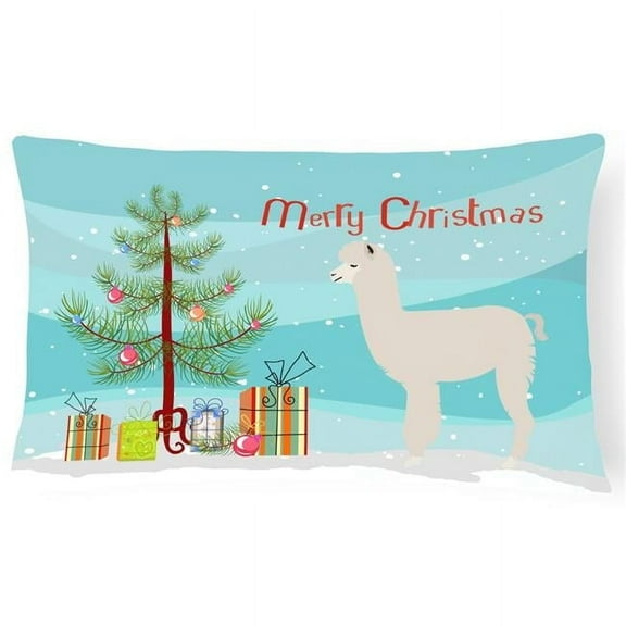 Alpaca Christmas Canvas Fabric Decorative Pillow