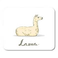 thumbnail image 1 of Alpaca Cute Lama Lettering Sketch Trend America Bolivia Cartoon Mousepad Mouse Pad Mouse Mat 9x10 inch, 1 of 3