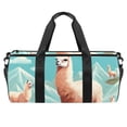 thumbnail image 1 of Alpaca Dance Bag, Weekender Bag, Carry on Bag, Soccer Bag - 17.7 Inches Sports Tote with Interior Zipper Pocket and Large Capacity, 1 of 6