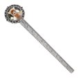 thumbnail image 1 of Alpaca Elegant Vintage Silver Lace-Edged Bookmark | Gift for Readers and Book Lovers | Book Accessories | Bookmarks, 1 of 5