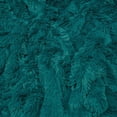 thumbnail image 1 of Alpaca Faux Fur Polyester Stretch Knit Long Pile Fabric By The Yard For Sewing Apparel & Décor - Teal (10 Yards), 1 of 3