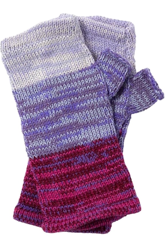 Alpaca Fingerless Mittens Gloves for Women 100% Super Soft Alpaca Fiber Handmade Fair Trade Typing Texting Gloves