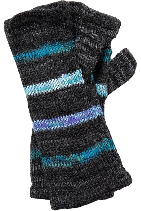 Alpaca Fingerless Mittens Gloves for Women 100% Super Soft Alpaca Fiber Handmade Fair Trade Typing Texting Gloves