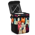 thumbnail image 1 of Alpaca Foldable, with Lid, Leak-Proof, Hanging Storage Bag Car Trash Can Garbage Bin, 1 of 6