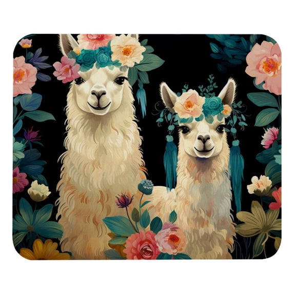 Alpaca Gaming Mouse Pad, Mouse Mat, Mouse Pad - Square, 8.3x9.8 Inch, Printed, Non-Slip Rubber Bottom - Suitable for Office and Gaming