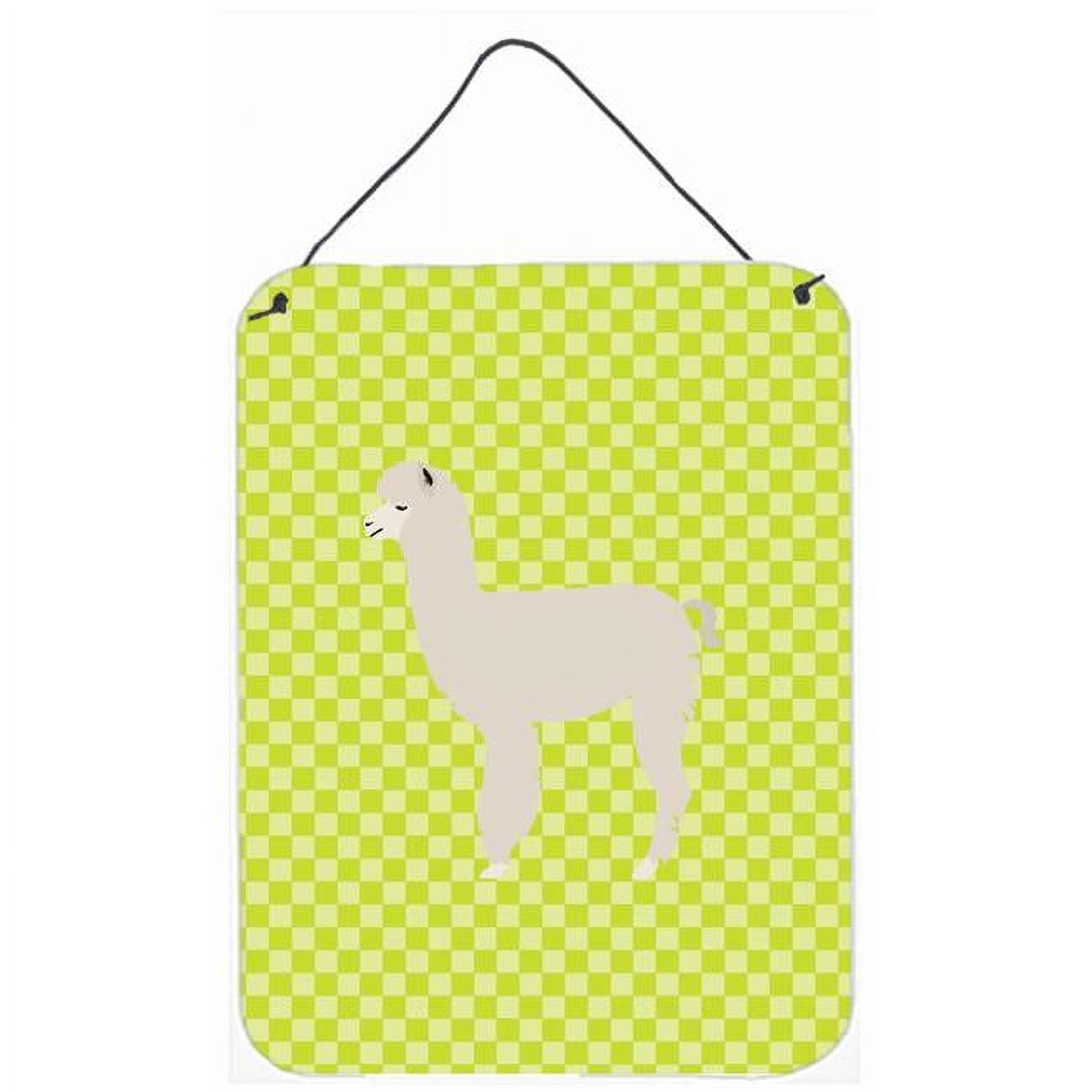 Alpaca Green Wall or Door Hanging Prints
