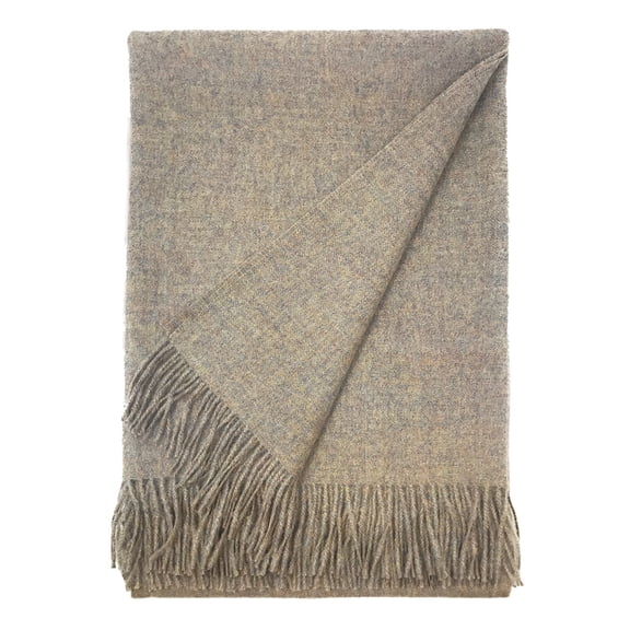 Alpaca Home - Cityscape Throw Blanket - 100% Alpaca Wool - Multi-Hued (Antwerp)