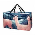 thumbnail image 1 of Alpaca Large Capacity Reusable Oxford Cloth Decorative Box Shopping Bag Collapsible Bucket, 1 of 7