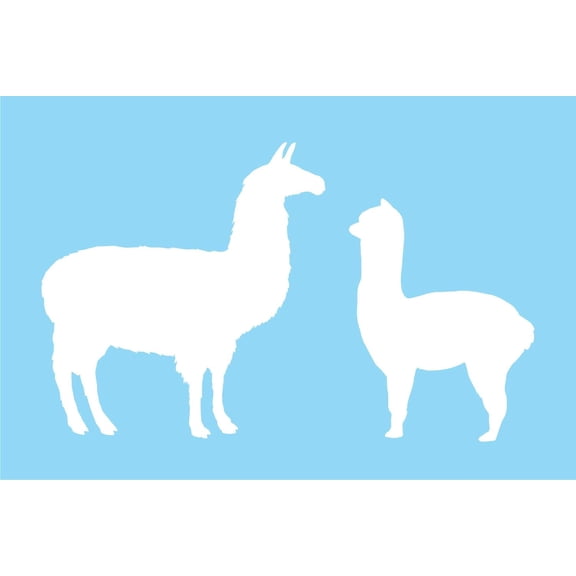 Alpaca Llama Counry Farmhouse Ranch Hob DIY Craf Signs (S2B)