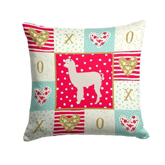 Alpaca Love Fabric Decorative Pillow