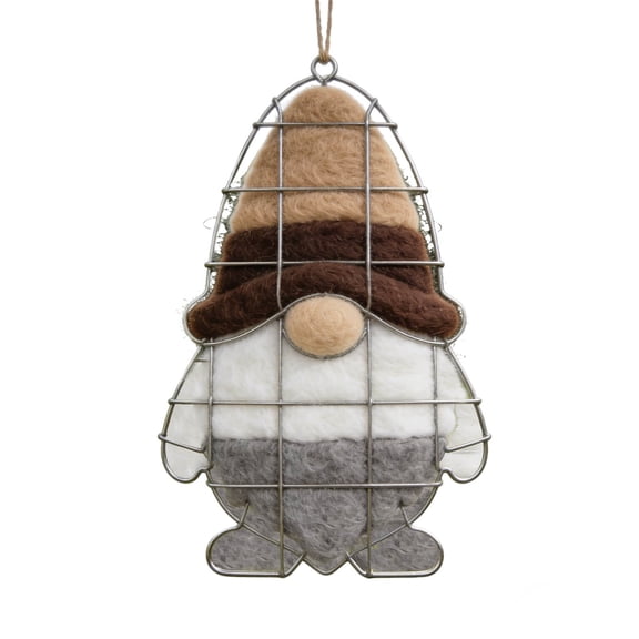 Alpaca Nesting Heart for Birds, Alpaca Fiber Bird, Alpaca Bird Nesting, Hummingbird Nesting Material, Bird Nesting Material 8 Inch Multicolor Gnomes Shape Handmade Felt Birdhouse Decorations