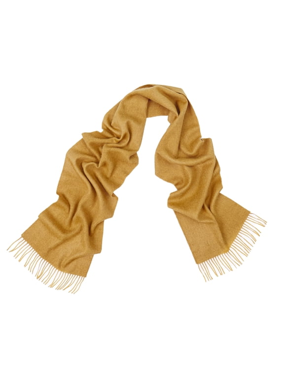 Soft Luxury Winter Unisex Baby Alpaca Wool Wrap Scarf, Curry