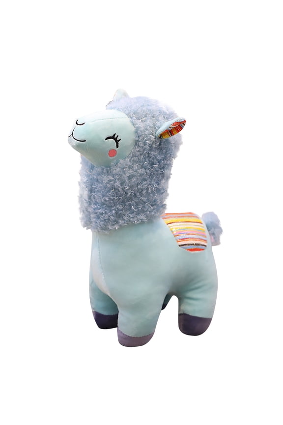 Alpaca Plush Toy - 9.84 Inch Soft Stuffed Llama Doll, Cuddly Animal Companion, Birthday Gift for 3+ Years, Collectible Fluffy Figure