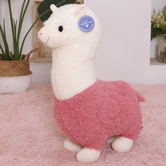 Alpaca Plush Toy, Cute and Adorable Llama Stuffed Animal Toy, Soft and Cuddly Alpaca Plush Toy, Birthday Christmas Party for Kids Girls Birthday Anniversary Home Decor 11in