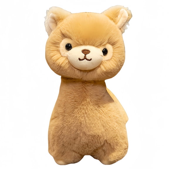 Alpaca Plush Toy, Stuffed Animal Large Doll Plushie Hug Pillow Soft Fluffy Cushion Super Cute Gift for Birthday Girls and Lovers