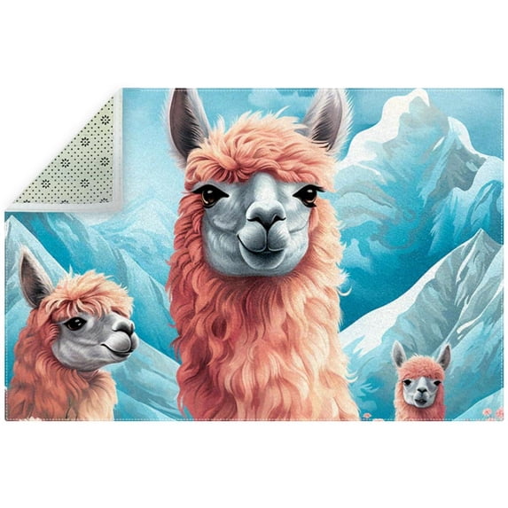 Alpaca Polyester Chair Rug for Right-Angle Floor | Comfortable Desk Mat for Office and Home Use | Durable and Stylish Furniture Protector Rug| Easy to Clean and Maintain