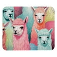 thumbnail image 1 of Alpaca Printed Gaming Mousepad Desk Pad, Square 8.3x9.8 Inch Non-Slip Rubber Bottom Mouse Mat for Office and Gaming, 1 of 6