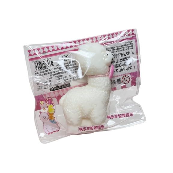 Alpaca Shape Stress Reliever for Adults, Soft TPRA Hand Fidget for Office Desk Decor, Calm Down Sensory Tool