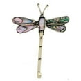thumbnail image 1 of Alpaca Silver Abalone Dragonfly Pin, 1 of 1