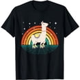 thumbnail image 1 of Alpaca Skater - Retro Vintage Roller Skating 70s 80s T-Shirt, 1 of 5
