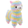 thumbnail image 1 of Alpaca Soft Plush Toy Rainbow Colored Stuffed Toy, 28 CM, 1 of 3