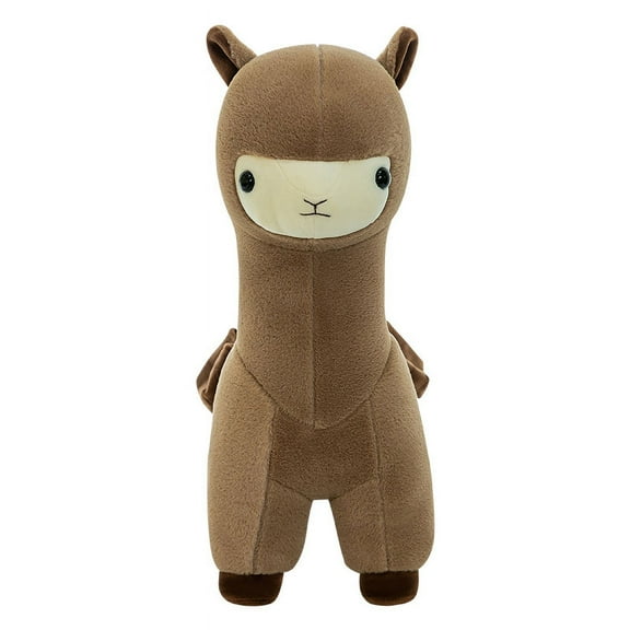 Alpaca Stuffed Animal, Plush Toy, Gifts for Kids,Brown 13.7 Inch (Pack of 1)
