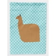 thumbnail image 1 of Alpaca Suri Blue Check Flag Garden Size, 1 of 1