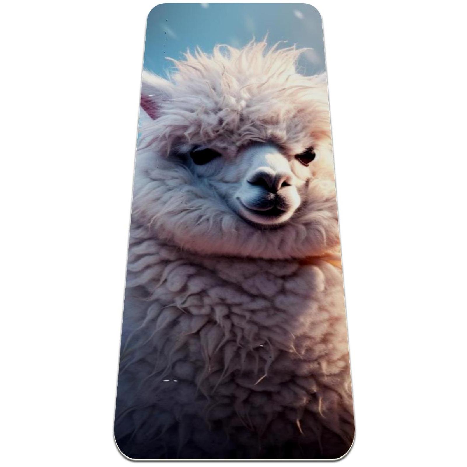Alpaca TPE Yoga Mat Lightweight & Exercise Mat for Yoga & Pilates