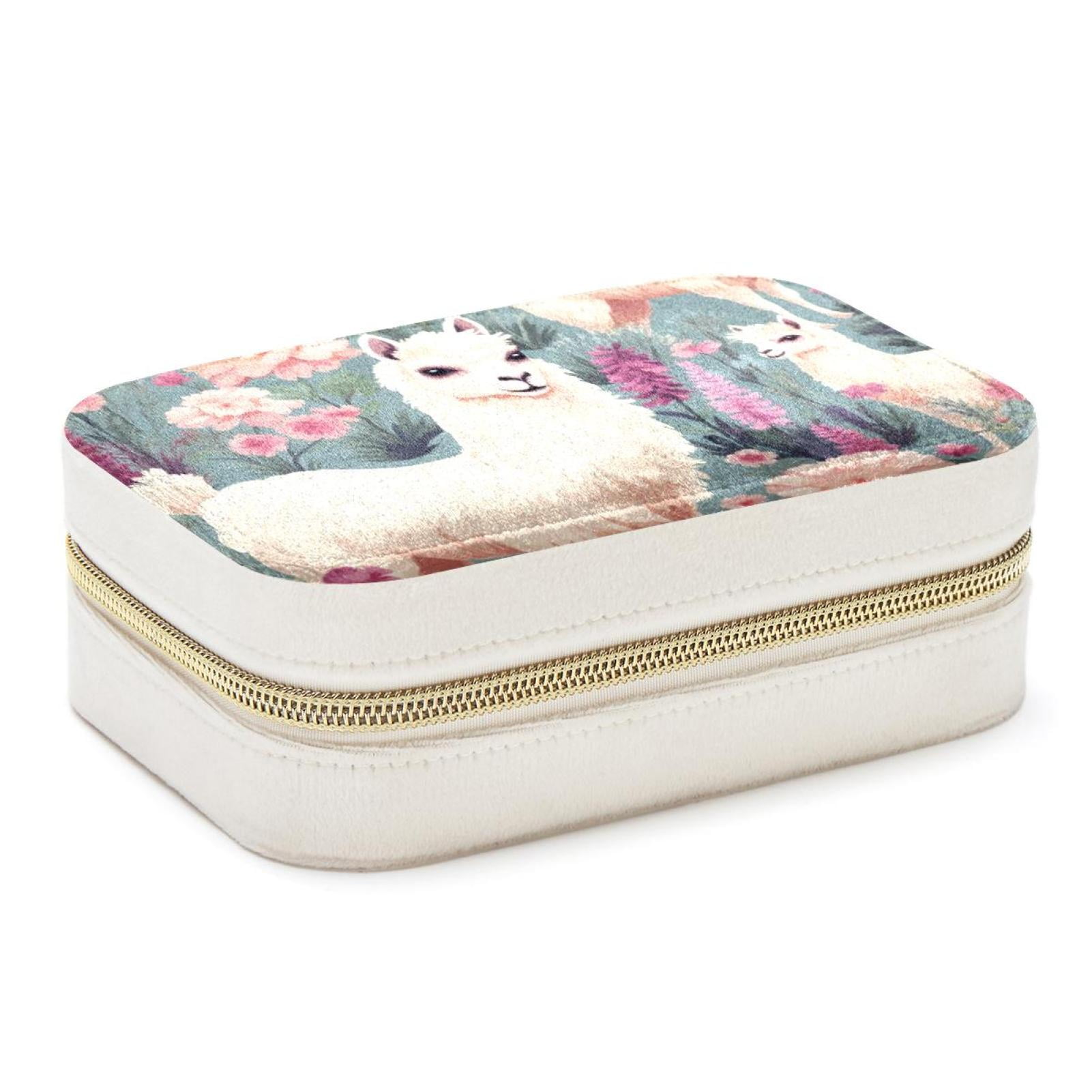 Alpaca Velvet Portable Travel Organizer with Removable Compartment ...