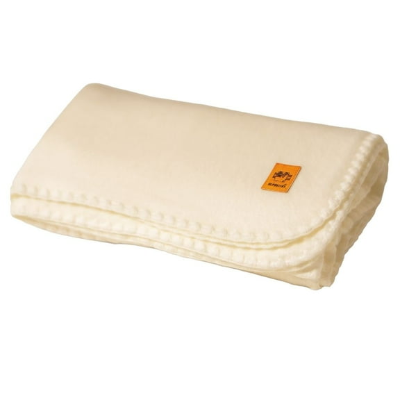 Alpaca Wool Blanket - Throw Size Bed Blanket - Alpaca Throw Blankets - Best Gift & Warm Blanket Throw, Lightweight, Couch or Camp- Outdoor Blanket - 64 x 45 Inches (Beige)