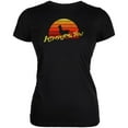 thumbnail image 1 of Alpacalypse Now Alpaca Parody Juniors Soft T Shirt Black SM, 1 of 1