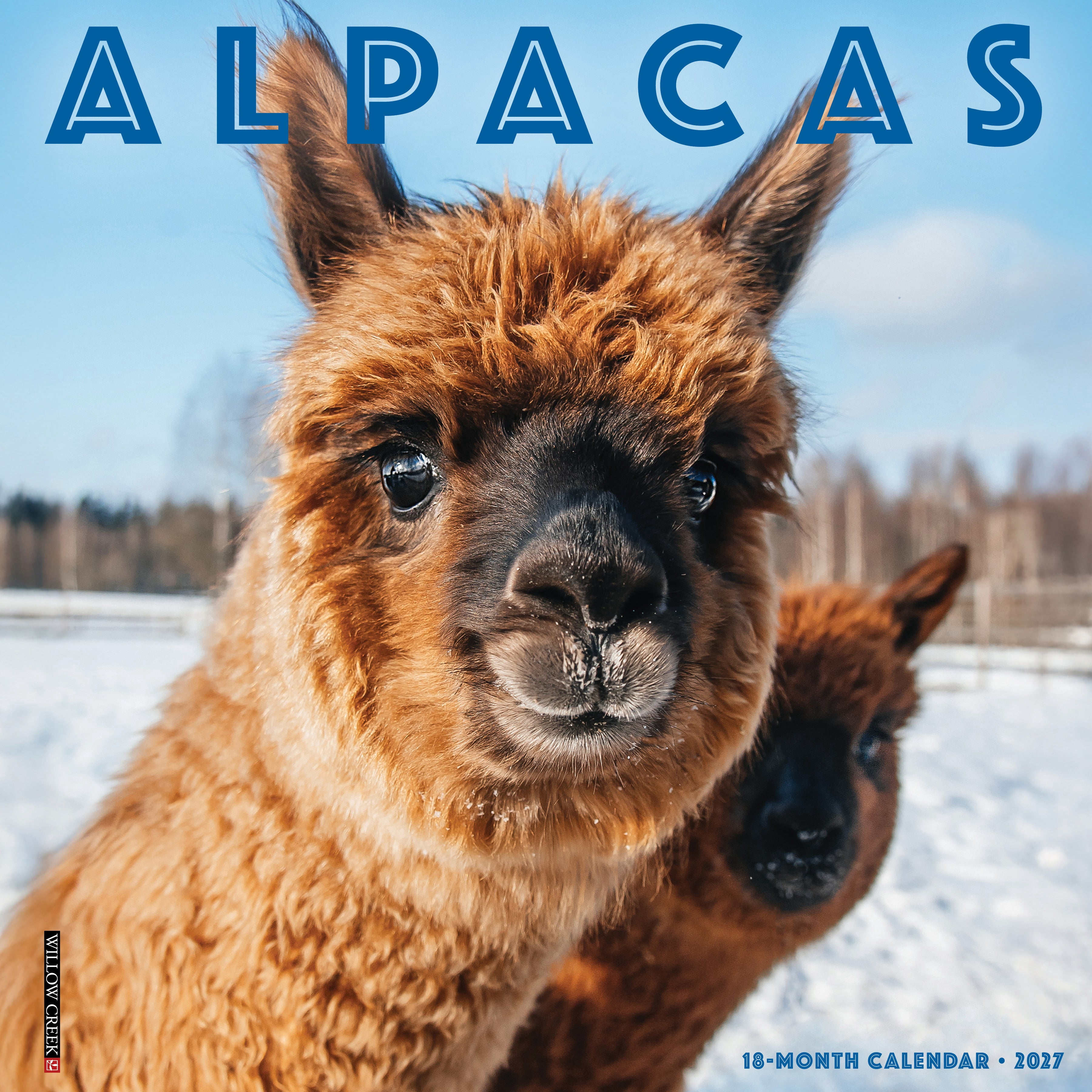 Willow Creek Press, Alpacas 2027 Wall Calendar