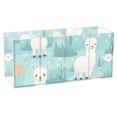 thumbnail image 1 of Alpacas Sheeps Flowers Leaves Pencil Pen Cosmetic Holder Cup Makeup Brush Holder Desk Accessories Holder Acrylic Organizer for Office School Home, 1 of 7