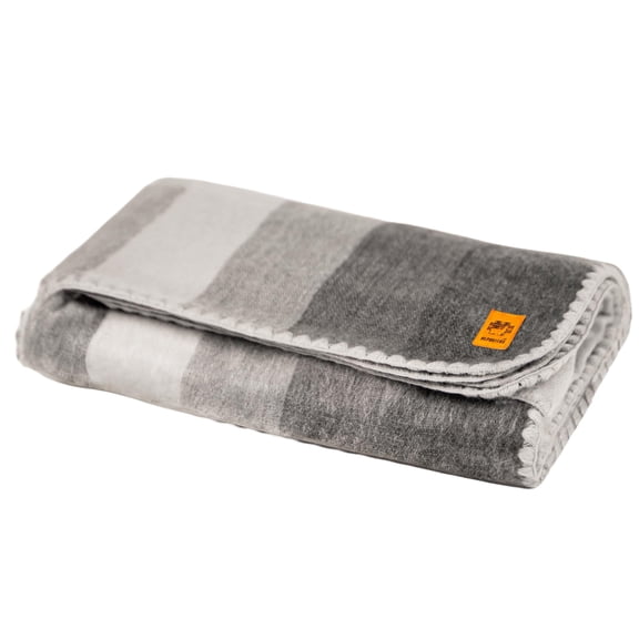 Alpakitas Alpaca Blend Throw Blanket, 64 x 45 in, Gray