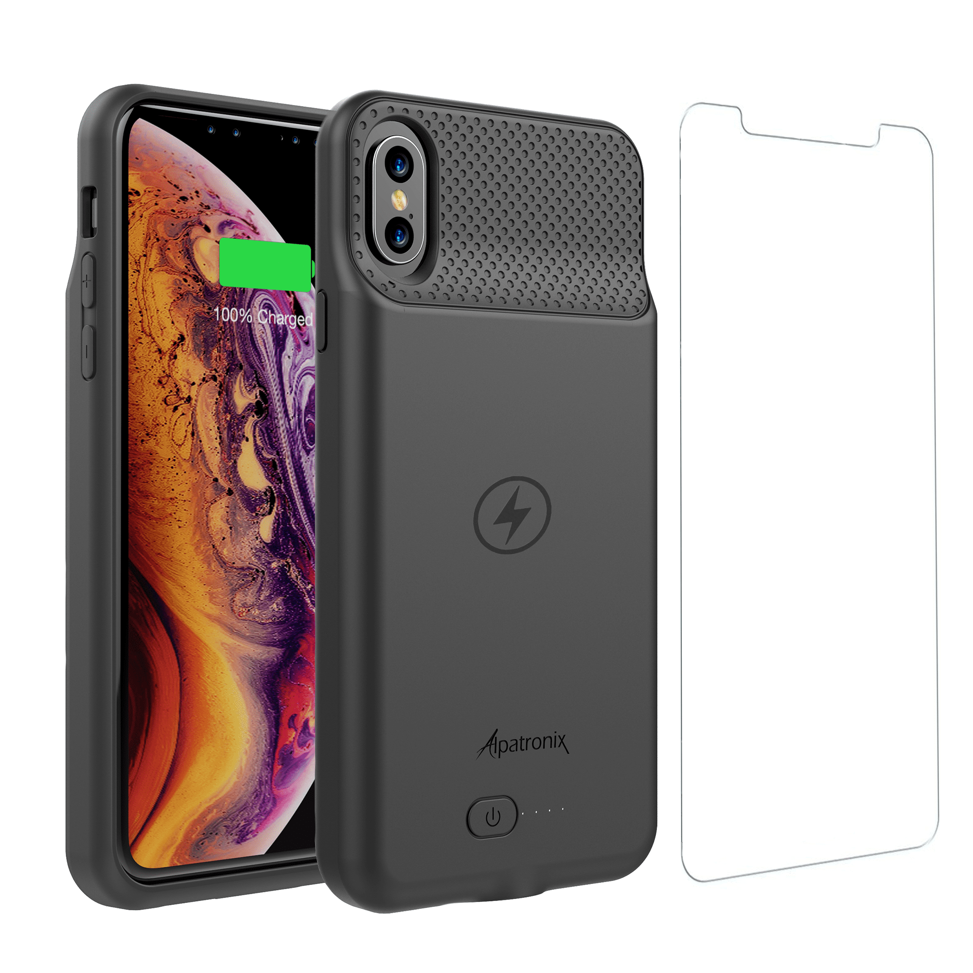 Alpatronix BXXrt 3500mAh iPhone XR Battery Case with Qi Wireless