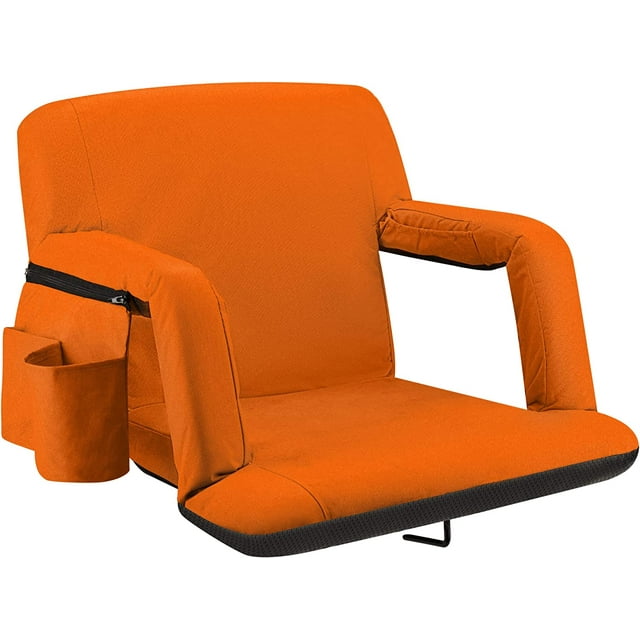 Alpcour Reclining Stadium Seat Waterproof Foldable Camping Chair with