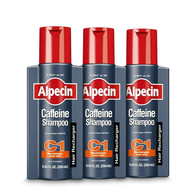 Alpecin Caffeine Shampoo C1 - Cleanses the Scalp to Promote Natural Hair Growth