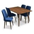 thumbnail image 1 of Alpen Mid Century Modern Kitchen Table and Chairs for 4, 1 of 6