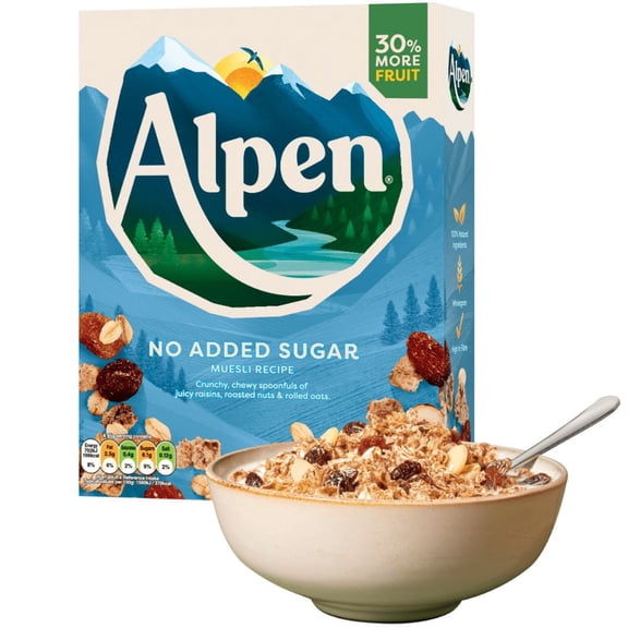 Alpen No Added Sugar Muesli 950g (Pack of 2)
