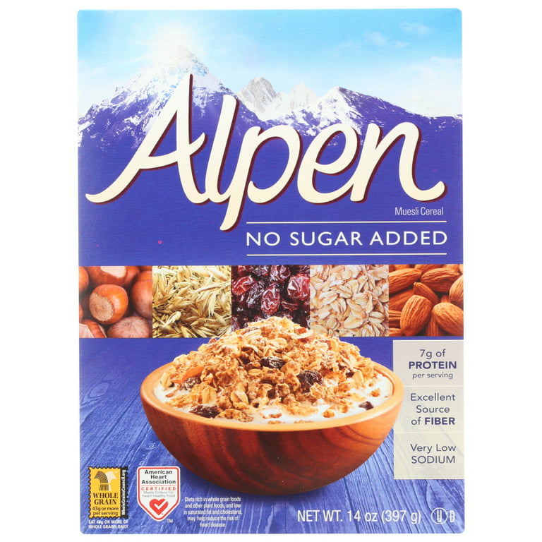 Alpen Céréales Muesli sans Sucres Ajoutés 560 g (L'emballage peut varier) :  : CD et Vinyles