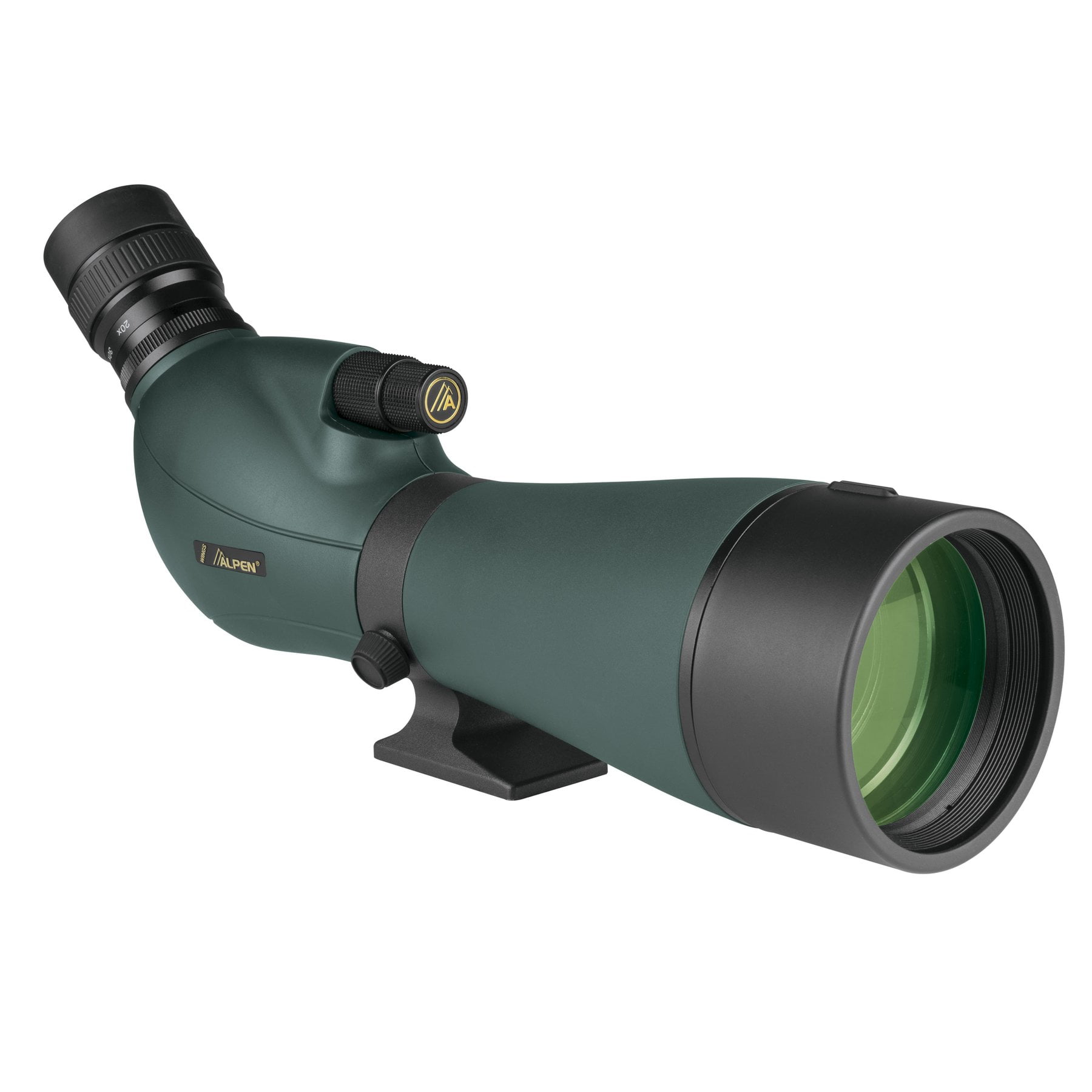 Alpen Wings 20-60x80 Spotting Scope, 20 - 18 mm, Dielectric Prism Coated, Dark G