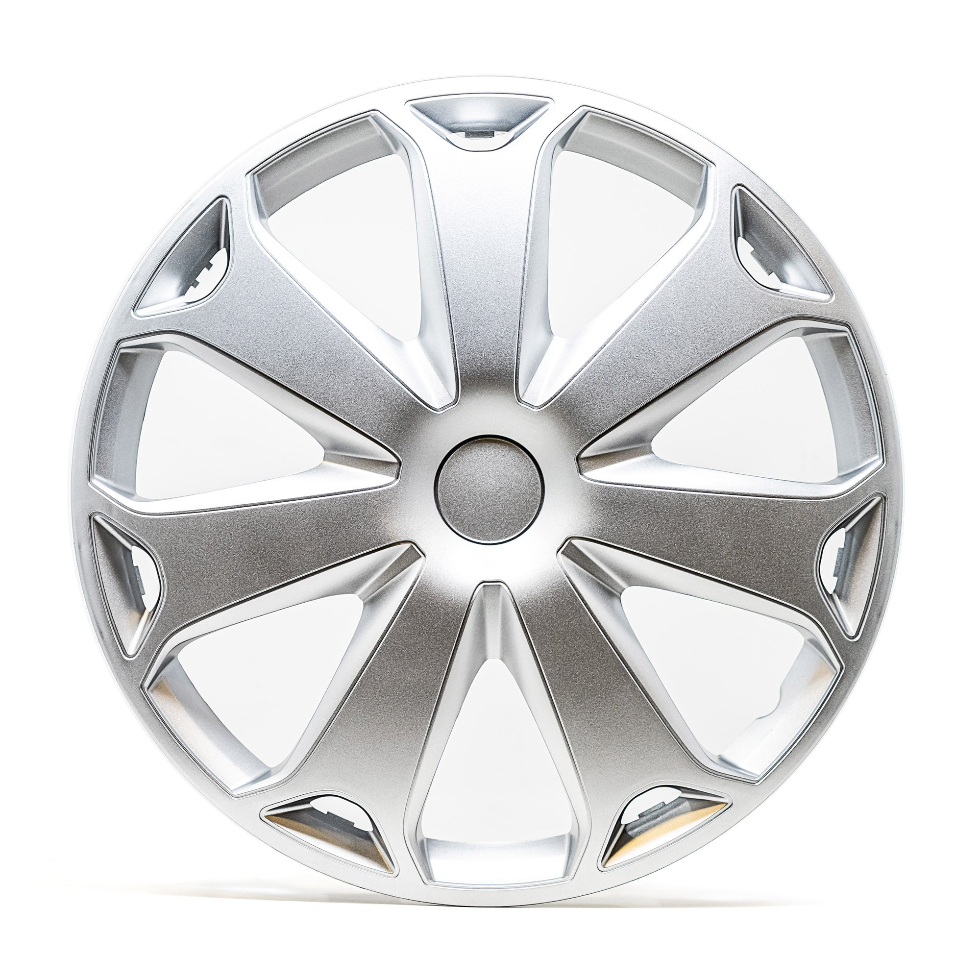 Alpena 15" Jiro Wheel Covers, Silver, set of 4