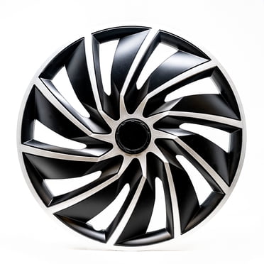 15" Wheel Covers For Toyota Corolla Black Hub Caps Fit R15 Tire Steel Rim 4 Pcs