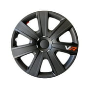 Alpena 16in VR Carbon Wheel Cover Kit Black 4 Pack, Model 58260