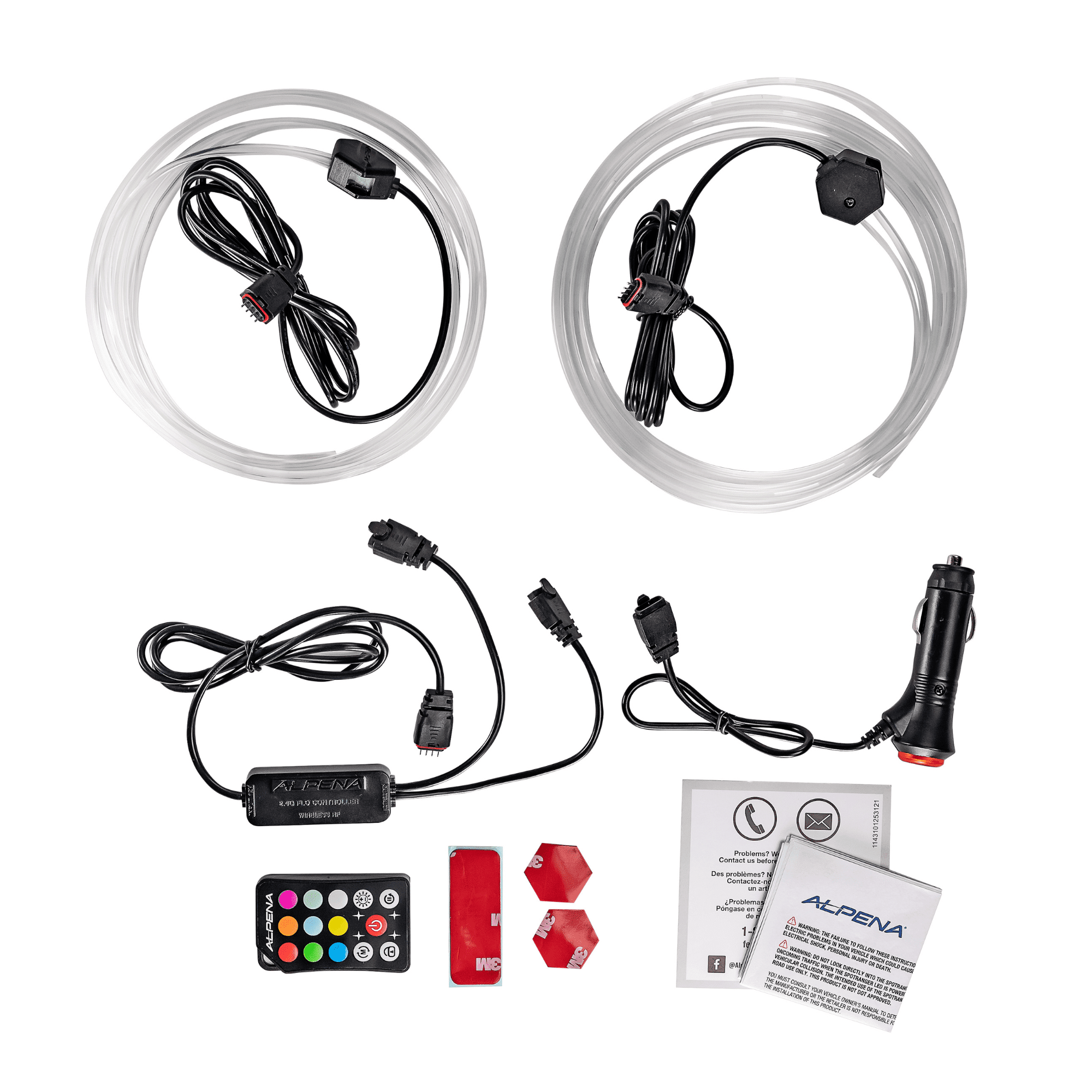 CyberGlowz Interior Trim LED RGB Lighting Kit - Walmart.com