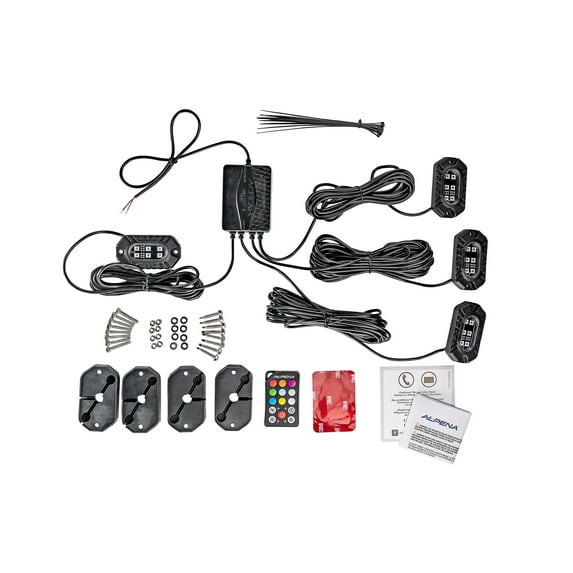 Alpena Mutli-Color LED ToughPods Exterior Decorative Lights, Fits Cars, Trucks, SUVs, Model 78234