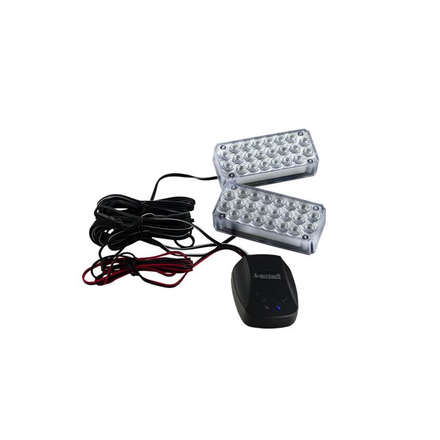 Alpena TwinStrobe, 20 LEDs Per Light, White, 3 Flash Patterns, 12V, 0.
