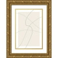 thumbnail image 1 of Alpenglow Workshop 11x14 Gold Ornate Wood Framed with Double Matting Museum Art Print Titled - Lines at Play I, 1 of 4