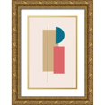 thumbnail image 1 of Alpenglow Workshop 11x14 Gold Ornate Wood Framed with Double Matting Museum Art Print Titled - Ordered Alignment II, 1 of 4