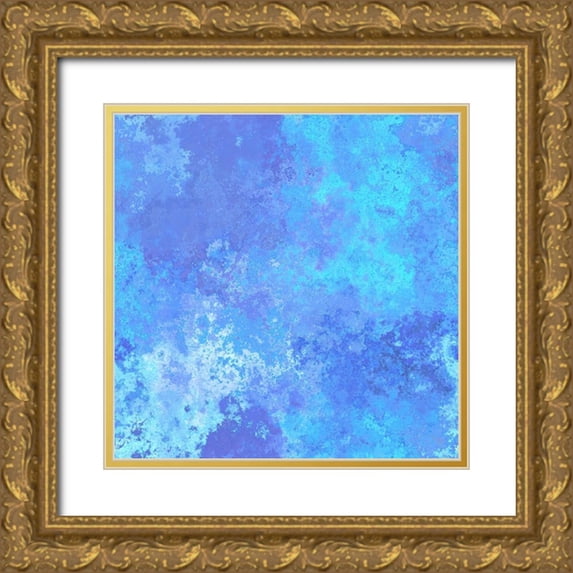 Alpenglow Workshop 12x12 Gold Ornate Wood Framed with Double Matting Museum Art Print Titled - Bolt from the Blue